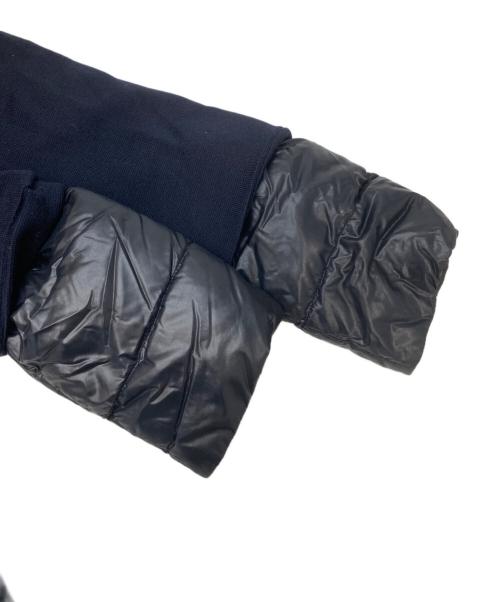 HERNO（ヘルノ）HERNO (ヘルノ) ニット切替レイヤードロングダウンジャケット ネイビー サイズ:42の古着・服飾アイテム