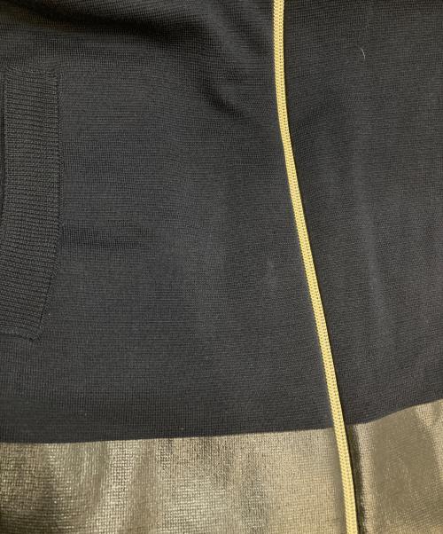 HERNO（ヘルノ）HERNO (ヘルノ) ニット切替レイヤードロングダウンジャケット ネイビー サイズ:42の古着・服飾アイテム