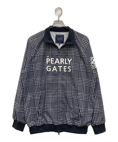 PEARLY GATES（パーリーゲイツ）PEARLY GATES (パーリーゲイツ) ジップアップブルゾン ブラック サイズ:7の古着・服飾アイテム