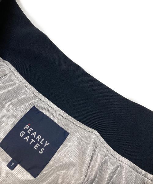 PEARLY GATES（パーリーゲイツ）PEARLY GATES (パーリーゲイツ) ジップアップブルゾン ブラック サイズ:7の古着・服飾アイテム