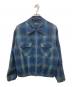 PENDLETON（ペンドルトン）の古着「SIDE LINE CHECKED JACKET」｜ブルー