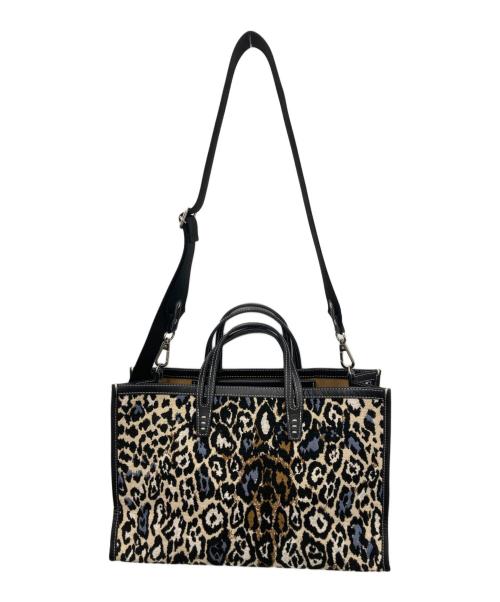 A VACATION（ア ヴァケーション）A VACATION (ア ヴァケーション) BREAD M レオパードトートバッグ ベージュの古着・服飾アイテム