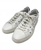 MCMエムシーエム）の古着「ロゴローカットスニーカー」｜ホワイト