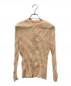 ISSEY MIYAKEイッセイミヤケ）の古着「CHIFFON TWIST 1」｜チャカーベージュ