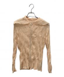 ISSEY MIYAKE（イッセイミヤケ）の古着「CHIFFON TWIST 1」｜チャカーベージュ