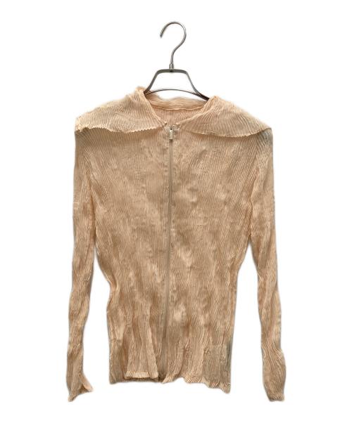 ISSEY MIYAKE（イッセイミヤケ）ISSEY MIYAKE (イッセイミヤケ) CHIFFON TWIST 1 チャカーベージュ サイズ:2の古着・服飾アイテム