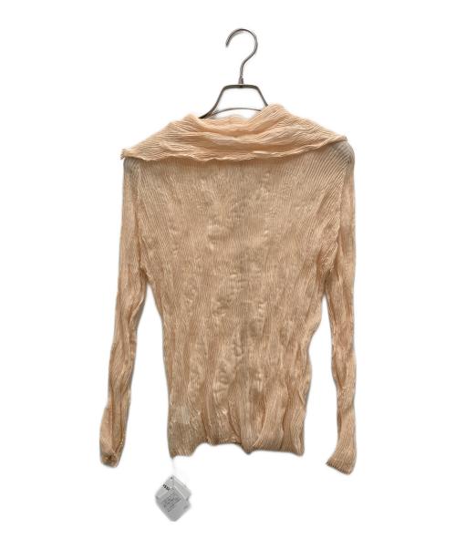 ISSEY MIYAKE（イッセイミヤケ）ISSEY MIYAKE (イッセイミヤケ) CHIFFON TWIST 1 チャカーベージュ サイズ:2の古着・服飾アイテム