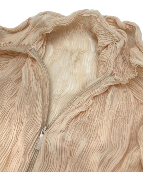 ISSEY MIYAKE（イッセイミヤケ）ISSEY MIYAKE (イッセイミヤケ) CHIFFON TWIST 1 チャカーベージュ サイズ:2の古着・服飾アイテム