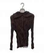 ISSEY MIYAKEイッセイミヤケ）の古着「CHIFFON TWIST 1」｜ダークブラウン