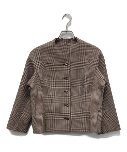 support surface（サポートサーフェス）support surface (サポートサーフェス) ノーカラージャケット ブラウン サイズ:1の古着・服飾アイテム