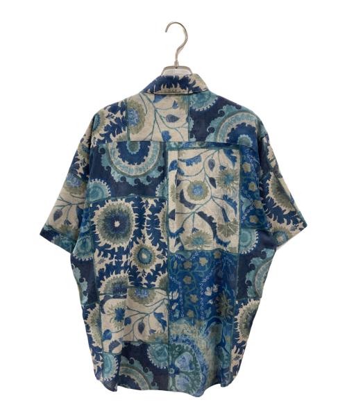 JOURNAL STANDARD（ジャーナルスタンダード）JOURNAL STANDARD (ジャーナルスタンダード) EVALET LIGHTメッシュ ウォッシャブル モダンシャツ ブルー サイズ:Sの古着・服飾アイテム