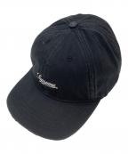 SUPREMEシュプリーム）の古着「Distressed Script 6-Panel Black」｜ブラック