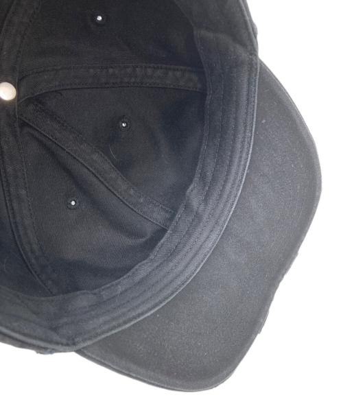 SUPREME（シュプリーム）Supreme (シュプリーム) Distressed Script 6-Panel Black ブラックの古着・服飾アイテム