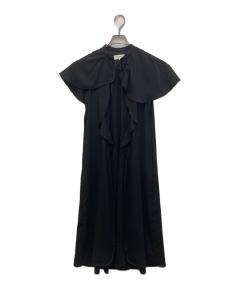 中古・古着通販】ENFOLD (エンフォルド) A-LINE DRESS ブラック サイズ