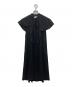 ENFOLD（エンフォルド）の古着「CAPE−SLEEVE DRESS」｜ブラック