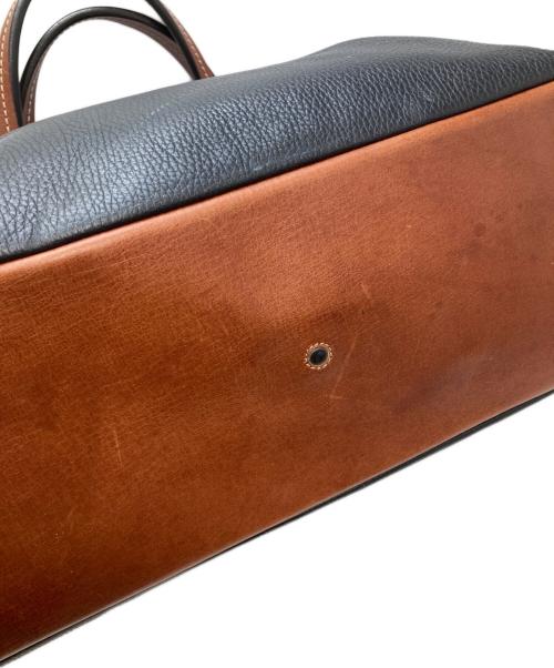 Daniel&Bob（ダニエル＆ボブ）Daniel&Bob (ダニエル＆ボブ) TOMORROW LAND (トゥモローランド) オールレザートートバッグ ブラックの古着・服飾アイテム