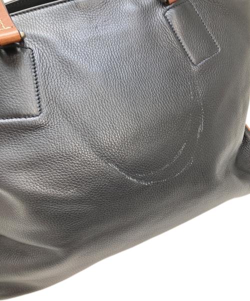 Daniel&Bob（ダニエル＆ボブ）Daniel&Bob (ダニエル＆ボブ) TOMORROW LAND (トゥモローランド) オールレザートートバッグ ブラックの古着・服飾アイテム