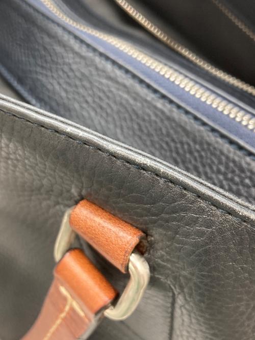 Daniel&Bob（ダニエル＆ボブ）Daniel&Bob (ダニエル＆ボブ) TOMORROW LAND (トゥモローランド) オールレザートートバッグ ブラックの古着・服飾アイテム