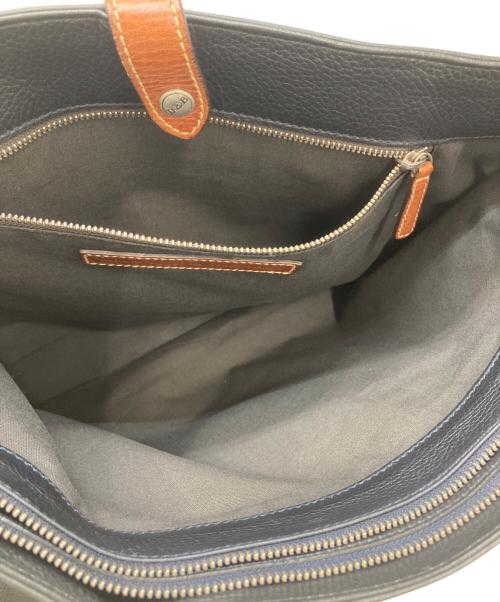 Daniel&Bob（ダニエル＆ボブ）Daniel&Bob (ダニエル＆ボブ) TOMORROW LAND (トゥモローランド) オールレザートートバッグ ブラックの古着・服飾アイテム