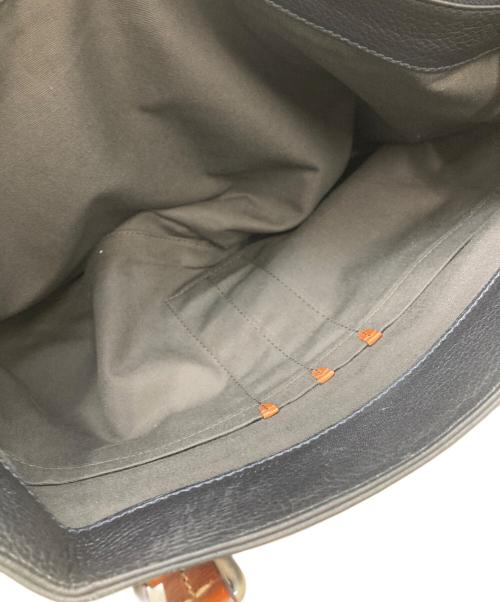 Daniel&Bob（ダニエル＆ボブ）Daniel&Bob (ダニエル＆ボブ) TOMORROW LAND (トゥモローランド) オールレザートートバッグ ブラックの古着・服飾アイテム