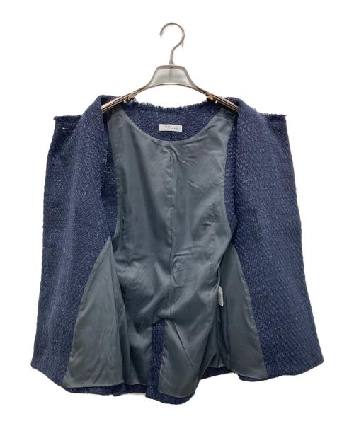 STATE OF MIND（ステートオブマインド）STATE OF MIND (ステートオブマインド) tweed vest ネイビー サイズ:Sの古着・服飾アイテム