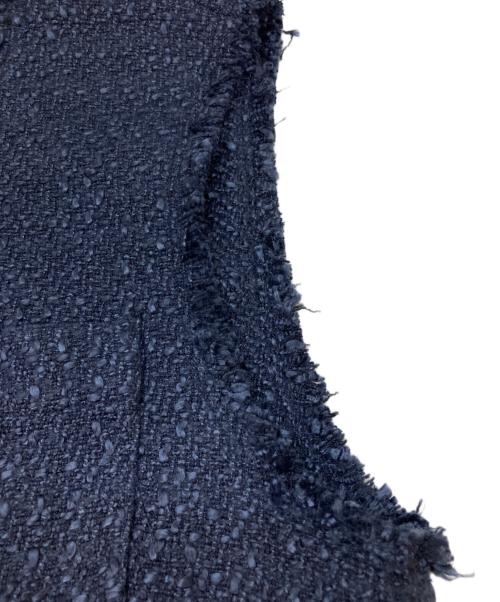 STATE OF MIND（ステートオブマインド）STATE OF MIND (ステートオブマインド) tweed vest ネイビー サイズ:Sの古着・服飾アイテム