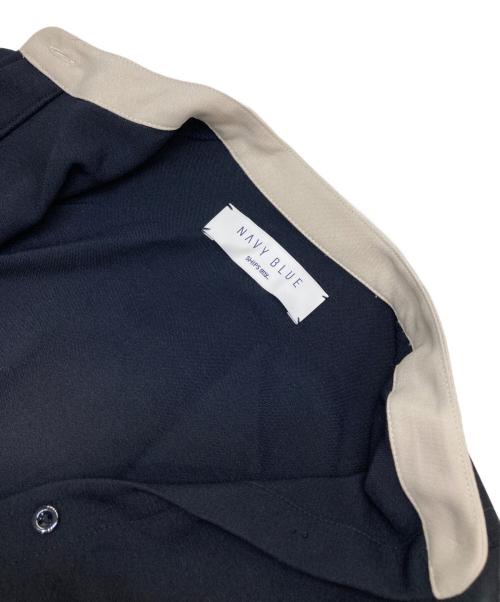 SHIPS any（シップスエニィ）SHIPS any (シップスエニィ) ダブルクロス Aライン シャツワンピース ネイビー サイズ:FREEの古着・服飾アイテム