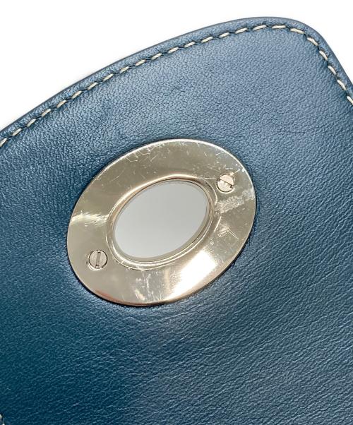 COACH（コーチ）COACH (コーチ) シグネチャーワンショルダーバッグ ブルーの古着・服飾アイテム