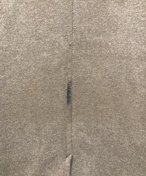 LOEFF（ロエフ）LOEFF (ロエフ) フェルト ステンカラーコート ブラウンの古着・服飾アイテム