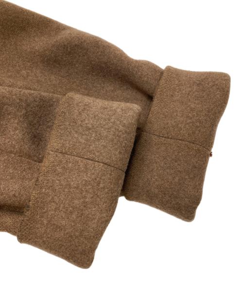 LOEFF（ロエフ）LOEFF (ロエフ) フェルト ステンカラーコート ブラウンの古着・服飾アイテム