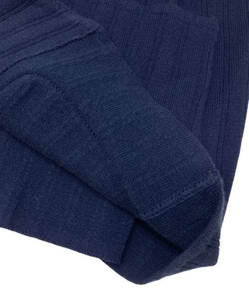 LARDINI（ラルディーニ）LARDINI (ラルディーニ) コットンミラノリブニットジャケット ネイビー サイズ:XLの古着・服飾アイテム