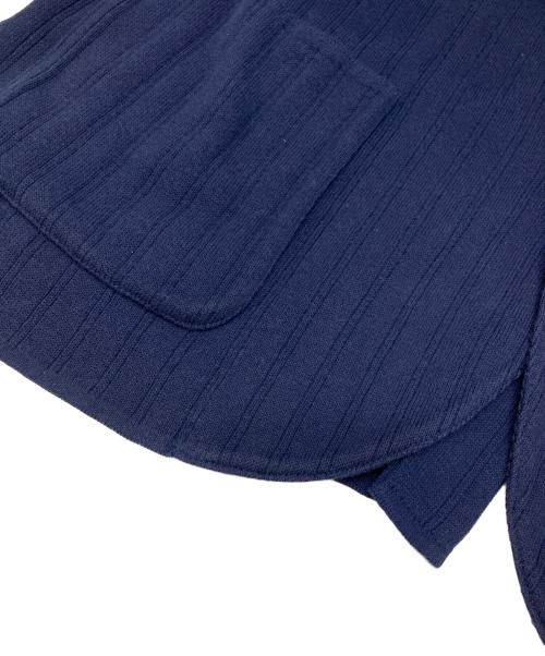 LARDINI（ラルディーニ）LARDINI (ラルディーニ) コットンミラノリブニットジャケット ネイビー サイズ:XLの古着・服飾アイテム