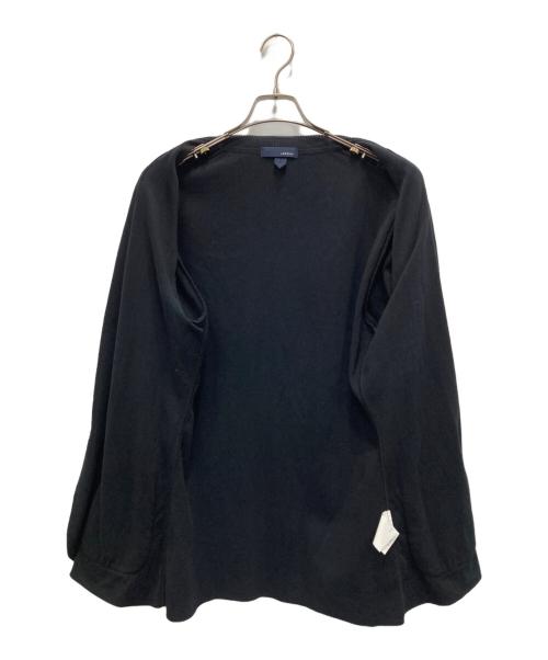 LARDINI（ラルディーニ）LARDINI (ラルディーニ) リブ編みコットンジャケット ブラック サイズ:Lの古着・服飾アイテム