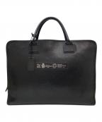 Felisiフェリージ）の古着「レザーブリーフケース」｜ブラック