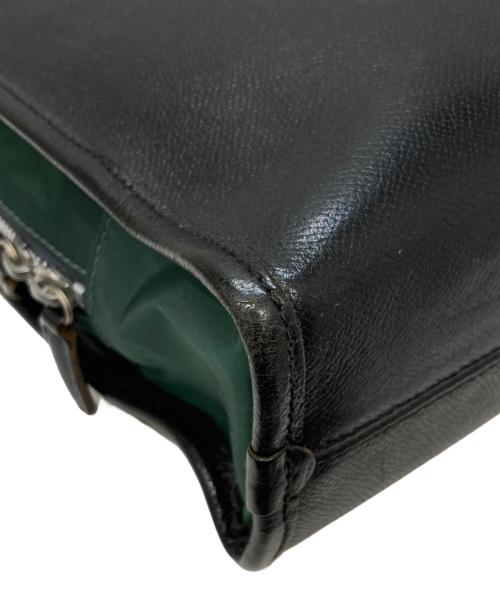 Felisi（フェリージ）Felisi (フェリージ) レザーブリーフケース ブラックの古着・服飾アイテム