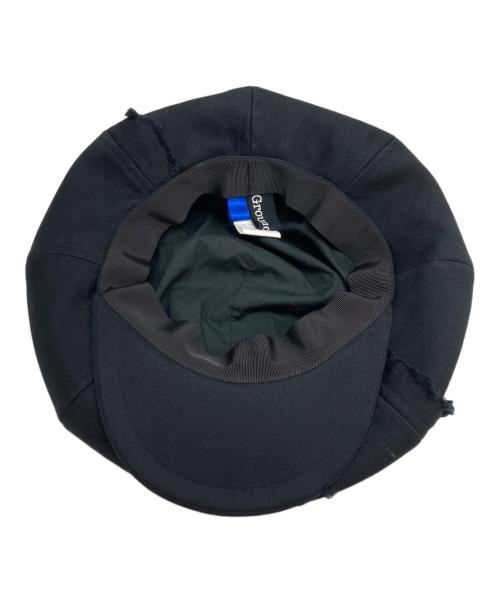 GROUND Y（グラウンドワイ）GROUND Y (グラウンドワイ) カットオフビッグキャスケット ブラックの古着・服飾アイテム