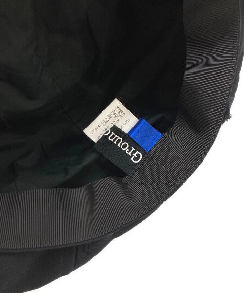 GROUND Y（グラウンドワイ）GROUND Y (グラウンドワイ) カットオフビッグキャスケット ブラックの古着・服飾アイテム
