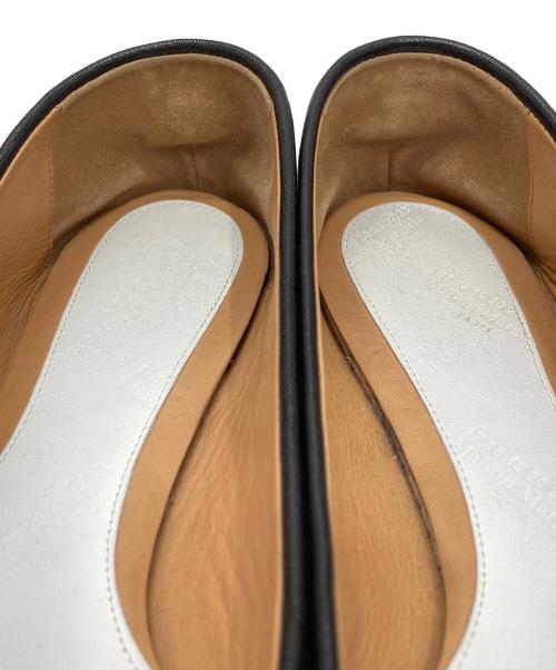 Maison Margiela 22（メゾンマルジェラ）Maison Margiela 22 (メゾンマルジェラ) タビバレリーナフラットシューズ ブラック サイズ:37の古着・服飾アイテム