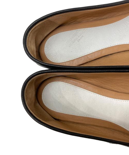Maison Margiela 22（メゾンマルジェラ）Maison Margiela 22 (メゾンマルジェラ) タビバレリーナフラットシューズ ブラック サイズ:37の古着・服飾アイテム