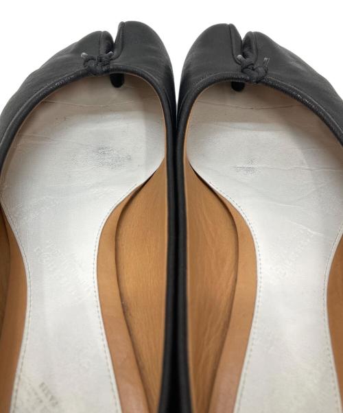 Maison Margiela 22（メゾンマルジェラ）Maison Margiela 22 (メゾンマルジェラ) タビバレリーナフラットシューズ ブラック サイズ:37の古着・服飾アイテム