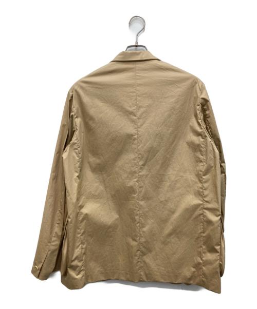 TOMORROW LAND（トゥモローランド）TOMORROW LAND (トゥモローランド) コットンポプリン ピークドラペルシングルブレステッド3Bジャケット ベージュ サイズ:48の古着・服飾アイテム