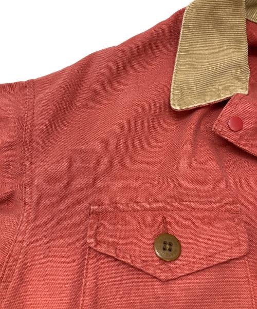 BEAMS PLUS（ビームスプラス）BEAMS PLUS (ビームスプラス) ヘビーオックスフォード フィッシュンティング ジャケット レッド サイズ:Lの古着・服飾アイテム