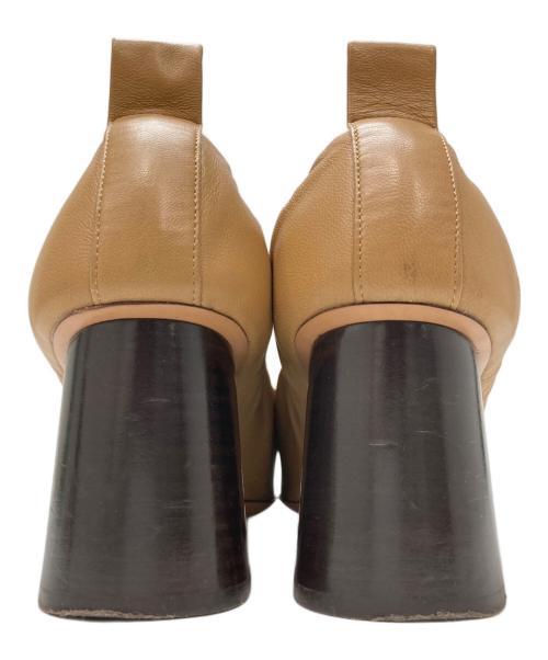 CELINE（セリーヌ）CELINE (セリーヌ) ヒールソフトバレリーナシューズ ベージュ サイズ:36.5の古着・服飾アイテム