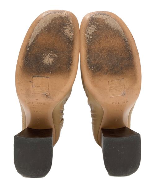 CELINE（セリーヌ）CELINE (セリーヌ) ヒールソフトバレリーナシューズ ベージュ サイズ:36.5の古着・服飾アイテム