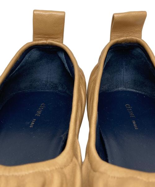 CELINE（セリーヌ）CELINE (セリーヌ) ヒールソフトバレリーナシューズ ベージュ サイズ:36.5の古着・服飾アイテム