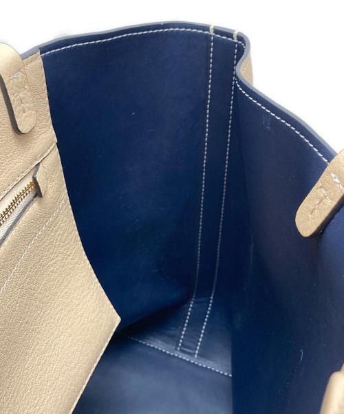 TORY BURCH（トリーバーチ）TORY BURCH (トリーバーチ) パンチングロゴトートバッグ ベージュの古着・服飾アイテム