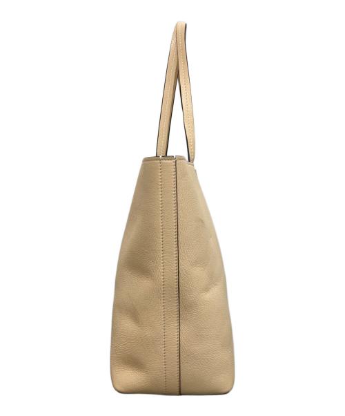 TORY BURCH（トリーバーチ）TORY BURCH (トリーバーチ) パンチングロゴトートバッグ ベージュの古着・服飾アイテム