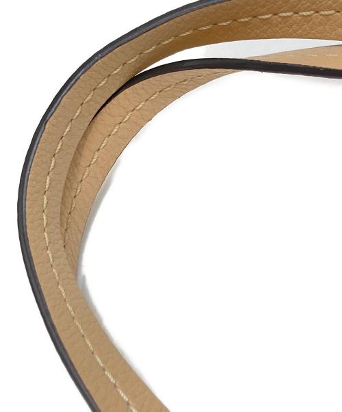 TORY BURCH（トリーバーチ）TORY BURCH (トリーバーチ) パンチングロゴトートバッグ ベージュの古着・服飾アイテム