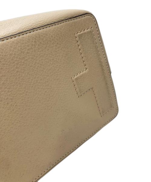 TORY BURCH（トリーバーチ）TORY BURCH (トリーバーチ) パンチングロゴトートバッグ ベージュの古着・服飾アイテム