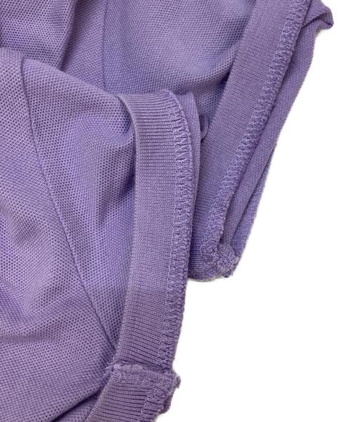 RALPH LAUREN（ラルフローレン）RALPH LAUREN (ラルフローレン) ビーズロゴポロシャツ パープル サイズ:Mの古着・服飾アイテム